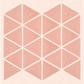 First Lady Pink Triangular - ceramic tile